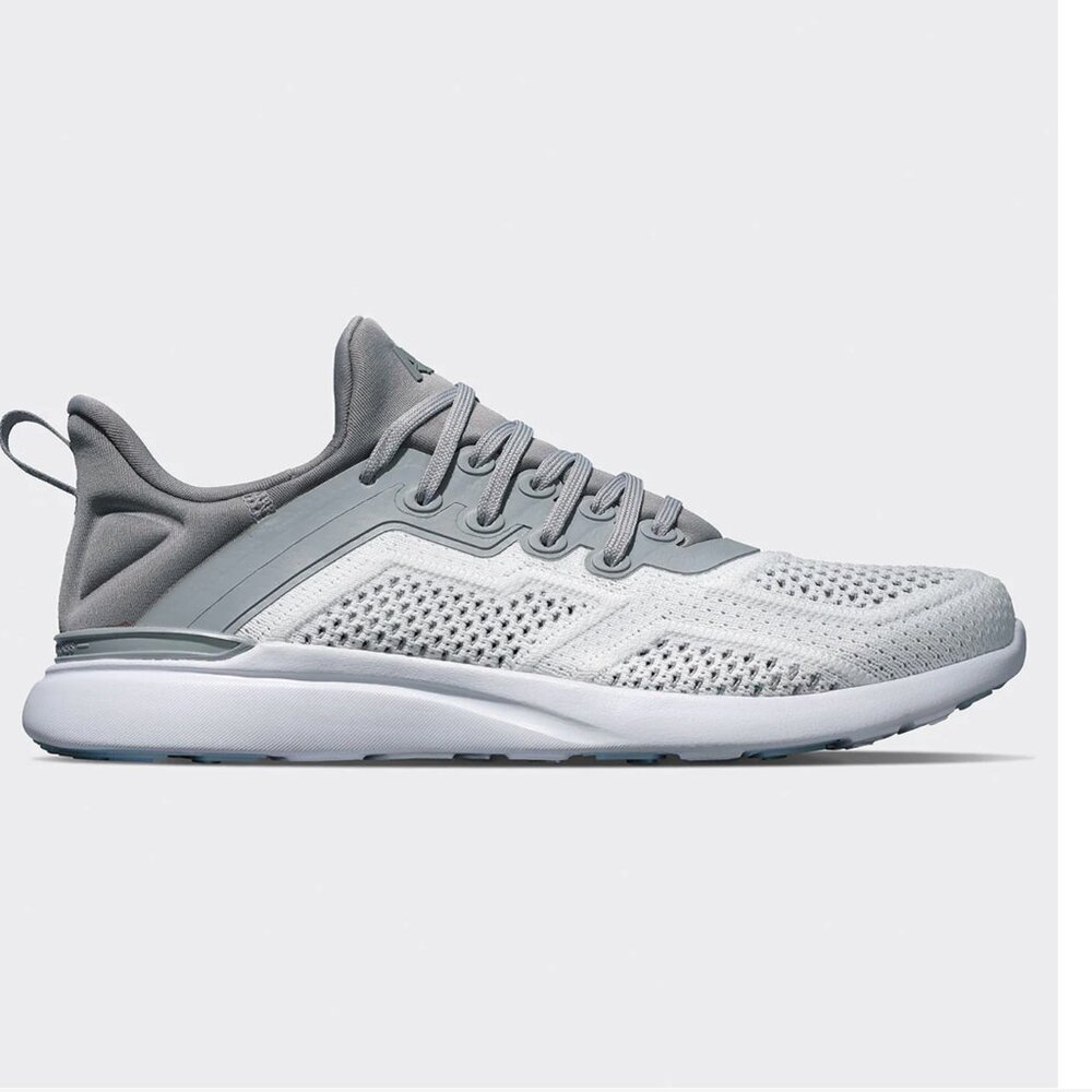 APL TechLoom Tracer Shoes - Cement Grey and White - Size 9.5